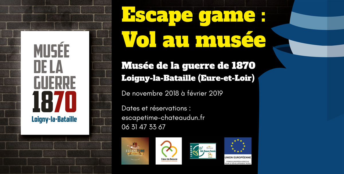 Affiche Escape game : vol au musée